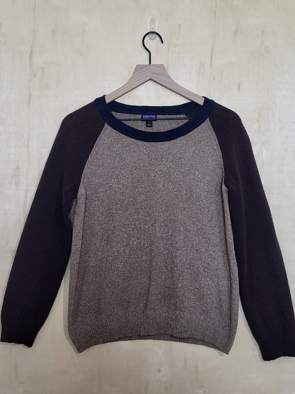 Size:S Patagonia Womens  Loislee Crew  Sweater Brown knit